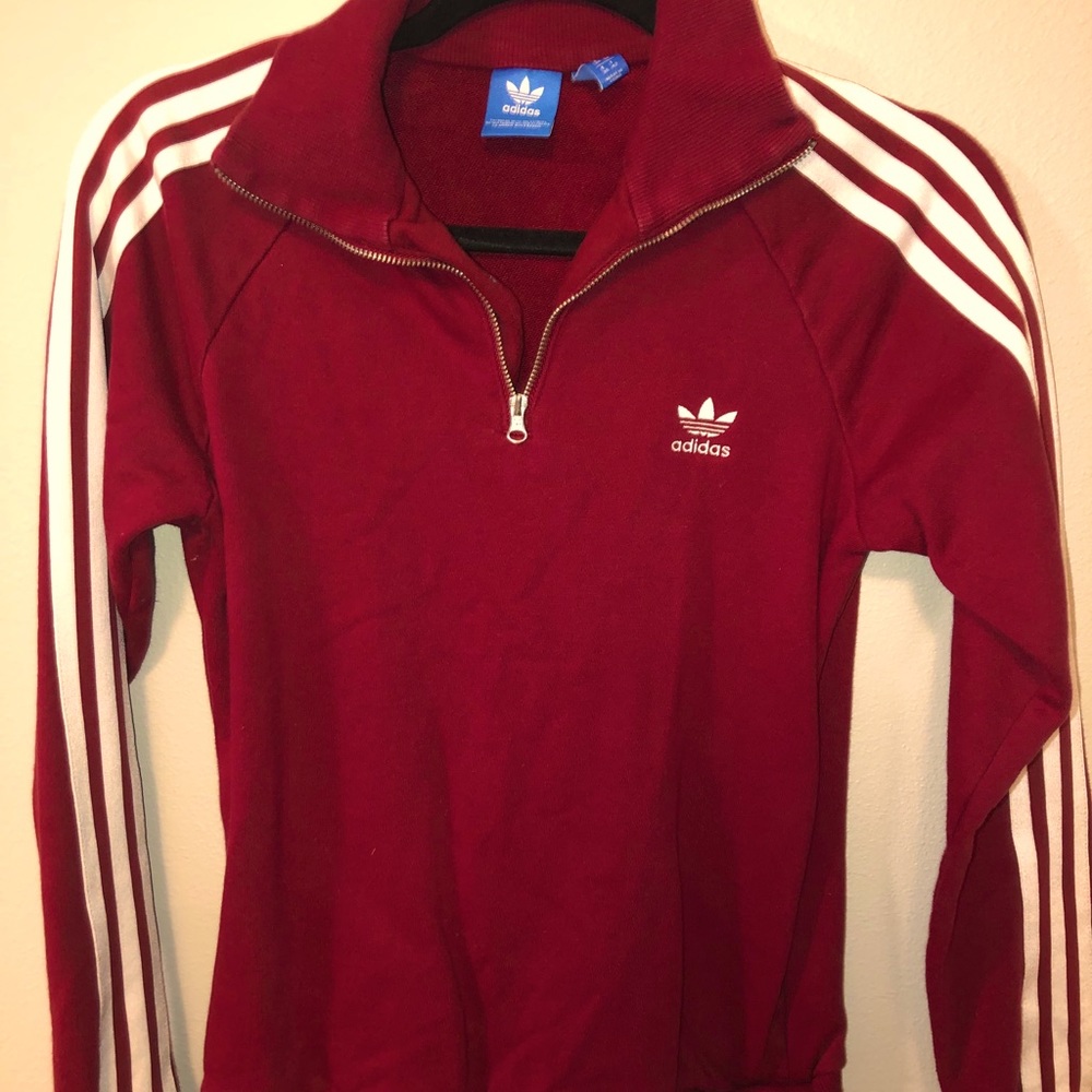 Adidas collared Pullover